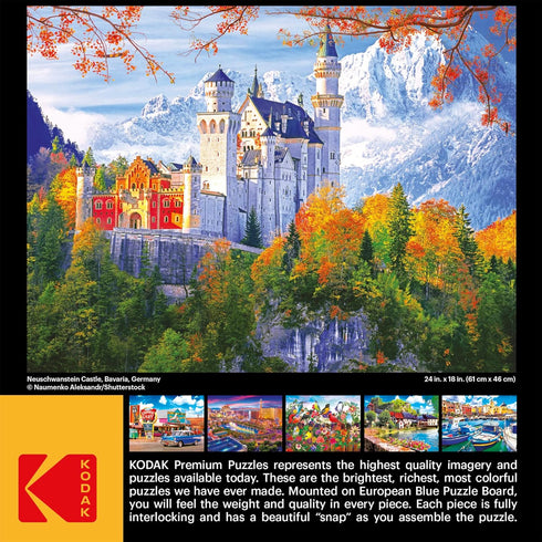 RoseArt - Kodak Premium - Castle, WA - 550 Piece Jigsaw Puzzle for Adults...