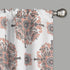 ECLIPSE Olivia Modern Farmhouse Room Darkening Thermal Rod Pocket Window Curtain for Bedroom (1 Panel), 37" x 95", Cameo...