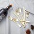 N9R 72 Pack Gold plastic Knives, Solid, Durable and Heavy Duty Plastic Knives, Perfect Utensils for Parties, Weddings and other Formal Events...