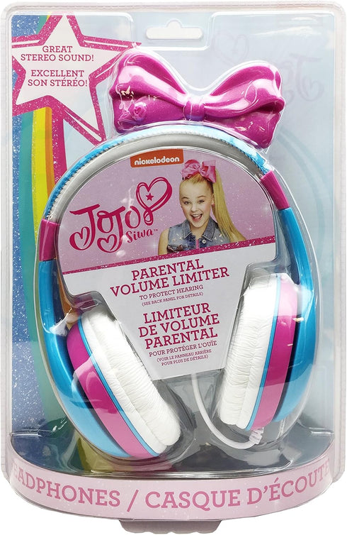 eKids JoJo Siwa Headphones for Kids, Volume Limited Headphones with Parental Controls, Childrens Headphones for School, Home, Travel, Designed for...