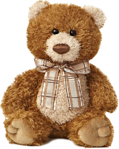 Aurora® Snuggly Bear Brown Sugar™ Stuffed Animal - Comforting Companion - Imaginative Play - 8 Inches...