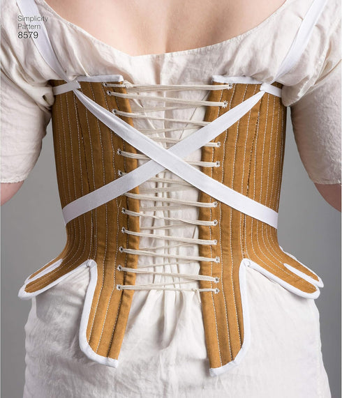 Simplicity 8579 Women's 18th Century Undergarments Historical Costume Sewing Pattern, Sizes 4-12...