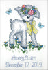Janlynn Stamped Cross Stitch Kit, White...