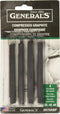 General Pencil Compressed Graphite Sticks 4/Pkg, Black - 2B, 4B & 6B...