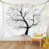 Lunarable Mathematics Room Tapestry King Size, Math Tree Branches Complex Formulas Solution Knowledge Print, Wall Hanging Bedspread Bed Cover Wall...