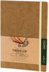 Pentalic 6" x 8" Pocket Sketchbook Traveler Journal, 160 Pages, Metallic Gold...