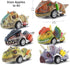Dinosaur Toys for Ages 2-4, Pack of 6 | Pull Back Dinosaur Cars for Kids | 4 Inch Pull Back Cars for Boys Age 4-7 | Dinosaur Car Toys | Pull Back ...