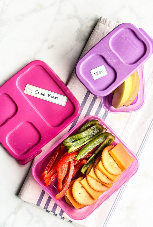 Removeable, Write-On Food Labels, Waterproof, Multipurpose, Freezer Safe, Self-Laminating Label, Dishwasher-Safe for Home Organization and Kitchen...