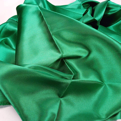 Charmeuse Satin Dark Green Fabric, 60" Wide, Silky, for Wedding,Bridal,Decoration, Fashion,Apparel Crafts by 1Yard...