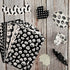 Whaline 12 Designs Halloween Pattern Paper Set A5 Size Beige Black Craft Paper 60 Sheet Spider Pumpkin Bat Witch Plaid Stripe Dot Origami Paper Do...