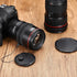 PATIKIL Camera Lens Cap Keeper, 12Pcs Elastic Lens Cover Tether Leash with Cloth for DSLR SLR Camera Mirrorless Lenses Prevent Lens Cap Lost for N...