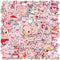 50 PCS Pig Stickers Waterproof Decal Vinyl Cute Animal Kawaii Cartoon Pink Piggy Sticker Decoration Water Bottles Tablets Scrapbook Skateboard Pho...