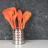 Chef Craft Premium Silicone Spoon Spatula, 11.5", Orange...