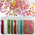 LoveOurHome 8 Colors Flower Chunky Glitter Flakes Holographic Floral Blossom Shaped Confetti Sequins Nail Sticker Accesories for Resin Crafts Acry...