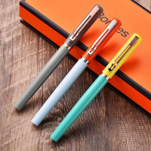 Executive Signature Ballpoint Pens Set - Frosted Stylus Gift for Men & Women, Business Office Desk Accessory, Elegant 2-Piece Fancy Pen Set?......