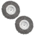 Harrier 3-inch Abrasive Wire Brush Wheel with 1/4-inch Quick Hex Shank, Coarse 0.012, 2-Pack...