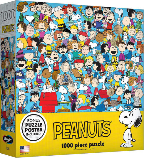 RoseArt - Peanuts - Cast of Characters - 1000 Piece Jigsaw Puzzle for Adults...