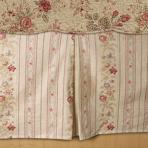 Greenland Home Antique Rose Bed Skirt, Full, Multi...