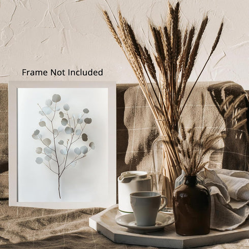 Posterizer 1 pcs-plant leaves-Chic Dainty art for plant lovers 3-Floral & Botanical Art-Workplace & Office Art-decor for office wall- unframed wal...