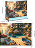 Rocorose 1000 Piece Puzzle, Lighthouse Coast Adults Jigsaw Puzzles, Beach Sunrise Sunset Landscape Puzzles Challenging Family Game...