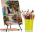 Amazon Basics Tabletop Instant Easel, Black Steel Table Top Easels for Display, Adjustable & Portable Tripod for Paintings, Signs, Posters...
