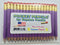 Half Pencils with Eraser - Golf, Classroom, Pew, Short, Mini, Small, Church - Hexagon, Sharpened, 2 Pencil, Color - Lilac, Pkg of 36 Pocket Pencil...