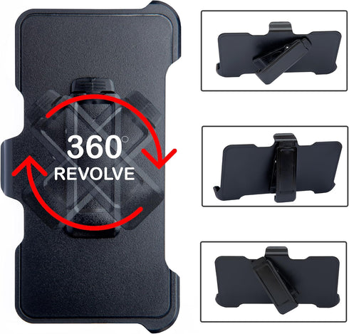 AlphaCell Holster Belt Clip Replacement Compatible with OtterBox Defender Series Case for Samsung Galaxy S7 - (2 Pack)...