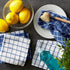 DII Basic Terry Collection Windowpane Dishcloth Set, 12x12, Blueberry, 6 Piece...
