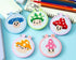 WATINC Mushroom Embroidery Cross Stitch Kit - DIY Keychain with mushroom Patterns Needlepoint Starter Kits for kids, Set of 5 Embroidery Kits with...