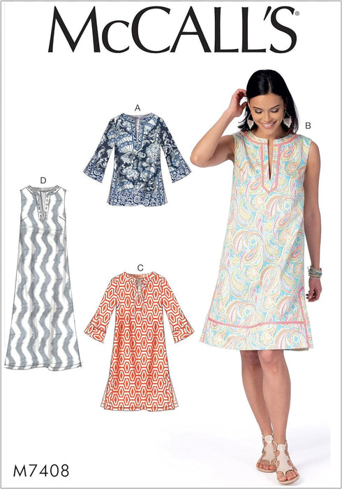 McCall's Patterns Misses Tunic and Dress 17.00x0.5x0.070 cm...