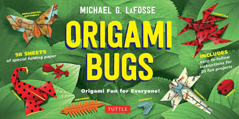 Origami Bugs Kit: Origami Fun for Everyone!: Kit with 2 Origami Books, 20 Fun Projects and 98 Origami Papers: Great for Both Kids and Adults...