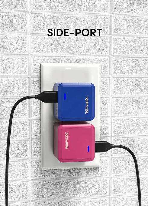 30W USB C Wall Charger, RapidX Type C Fast Charger Block for iPhone 15 14 13 12 Pro and Pro Max, iPad, Galaxy, Compact and Foldable (Cable not Inc...