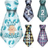 Baby Monthly and Holiday Milestone Sticker Ties by TurtleSurfers, A Stylish Baby Month Stickers Set for Baby Boys | 20 Different Designs Including...