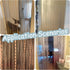 Hysenm Door String 39x79 Inch Curtains Beige Panel Soft Balls Romantic Glitter Fringe Room Divider Home Décor Wedding Girls Bedroom Window Living ...