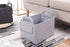 Storage Basket Felt Storage Bin Collapsible & Convenient Box Organizer with Carry Handles for Office Bedroom Closet Babies Nursery Toys DVD Laundr...