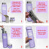 Hey Girl Tea Infuser Bottle 450ml - Insulated Stainless Steel Water Bottle - Tea Tumbler with Tea Diffuser - Portable Travel Mug for Loose Leaf Te...
