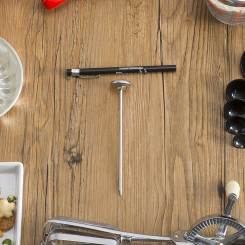 Home Basics Durable Cooking Thermometer, Stainless Steel...