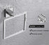 Hand Towel Bar, Bathroom Accessories Towel Holder, SUS304 Stainless Steel Hand Towel Rack Chrome Polish Finished, Bath Hardware Square Towel Rod, ...