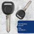 KeylessOption Car Key Replacement for 2004 2005 2006 2007 2008 2009 2010 2011 2012 2013 2014 2015 2016 2017 Buick Cadillac Chevrolet ChevyGMC, B11...