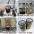 4 Pack Mason Jar Sprouting Lids for Wide Mouth Mason Jars (Ball or Kerr) - 316 Surgical Stainless Steel Curved Mesh Sprouting Set (4 Rings, 4 Scre...