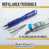 Pentel Twist-Erase III Mechanical Pencil with Lead and Eraser Refills (QE515LEBP)...