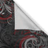 Ambesonne Abstract Kitchen Curtains, Mystic Forest Floral Swirls Leaves Nature Fading Ombre Effect, Window Drapes 2 Panel Set for Kitchen Cafe Dec...