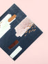 Harlow & Grey Erika Navy Party Napkin Set, 20 Ct, 5” Modern Abstract, Disposable Paper Cocktail, Bar, Dessert Napkins for Birthday, Wedding, Showe...