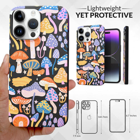 iPhone 15 Pro Max /14 Pro Max Phone Case - Unique Protective Phone Case with Hand-Drawn Design - Scratch-Proof Apple Silicone Case iPhone for 14 P...