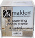 Malden International Designs Acrylic Photo Cube, Holds (6) 4” x 4” square photos, Clear...