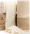Vitalizart Ribbon Beige & Nude Natural Cotton Handmade Fringe Ribbon 1 1/2" x 15Yd Eco-Friendly Ribbons for Wedding Invites Bridal Bouquets Gift W...