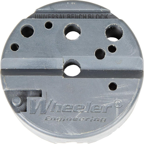 Wheeler Universal Bench Block with Non-Marring Construction and Multiple Uses for Pistols, Gunsmithing and Maintenance...