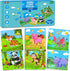 6 Packs Wooden Animals Jigsaw Puzzle, Early Educational Learning Toys Set Preschool Puzzles for 2-5 Years Old Kids...