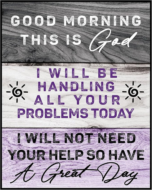 Posterizer 1 pcs-encouraging message from God-Religious Posters-Motivational & Inspirational Art-Gifts for Christians-Living Room Bedroom Decor- U...