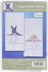 Tobin Stamped for Embroidery Kitchen Towels 17"X30" 2/Pkg, Dogs......
